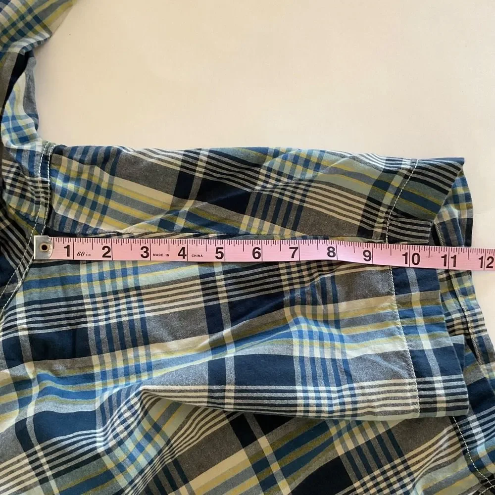 J. Crew Relaxed Fit Cotton Shorts Mens Sz 36 Multicolor Plaid 10.5 Inseam Preppy